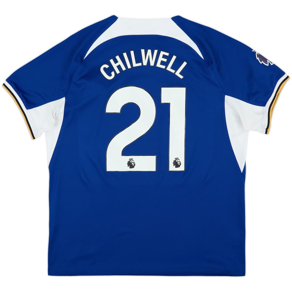 2023-24 Chelsea Home Shirt Chilwell #21 - 8/10 - (XL)