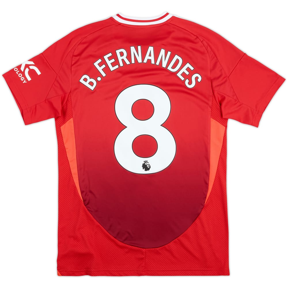 2024-25 Manchester United Home Shirt B.Fernandes #8 - 9/10 - (M)