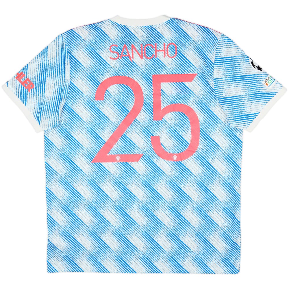 2021-22 Manchester United Away Shirt Sancho #25 - 8/10 - (XL)