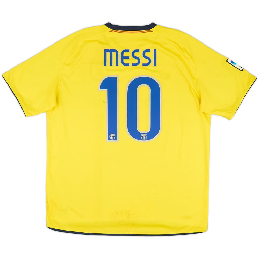 2008-10 Barcelona Away Shirt Messi #10 - 6/10 - (XL)
