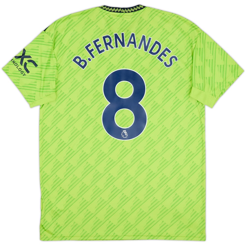 2022-23 Manchester United Third Shirt B.Fernandes #8 - 9/10 - (L)