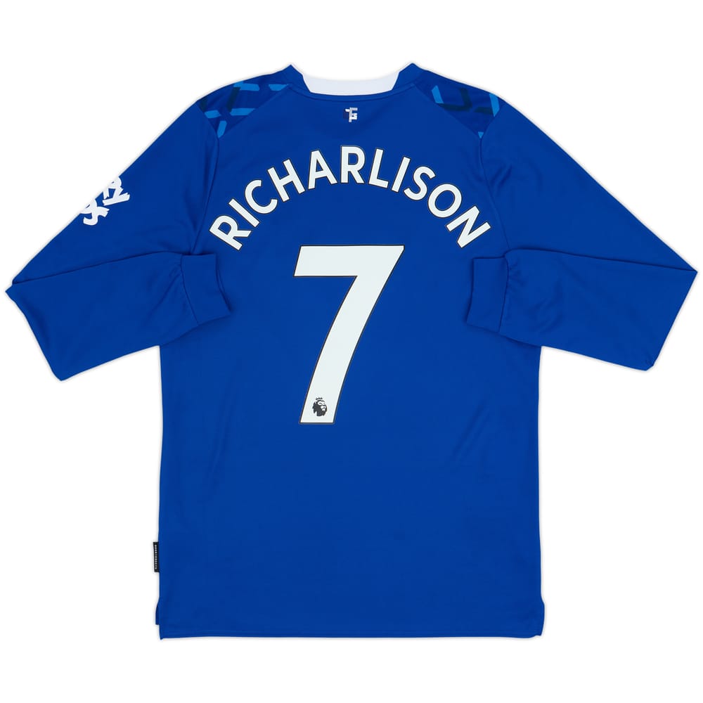 2019-20 Everton Home L/S Shirt Richarlison #7 - 9/10 - (M)