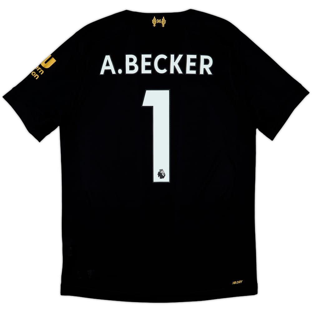 2019-20 Liverpool GK Shirt A.Becker #1 - 9/10 - (S)