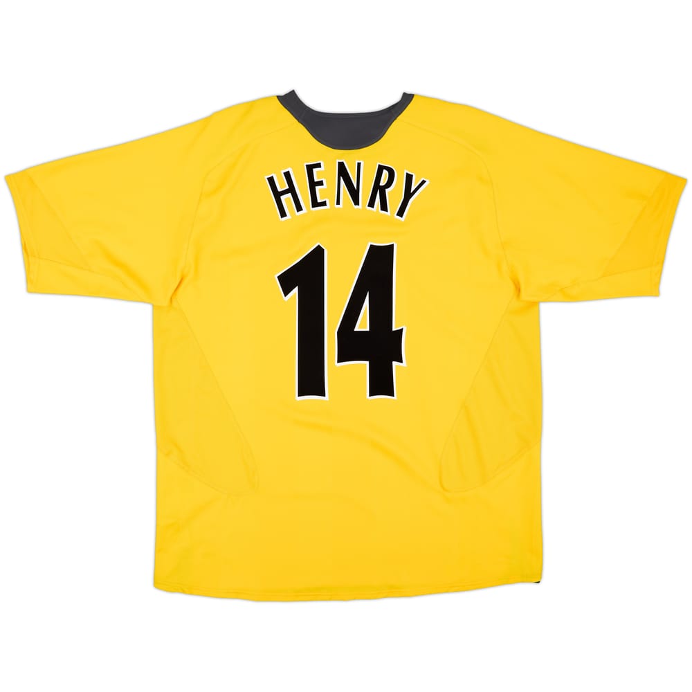 2005-06 Arsenal Away Shirt Henry #14 - 8/10 - (XL)