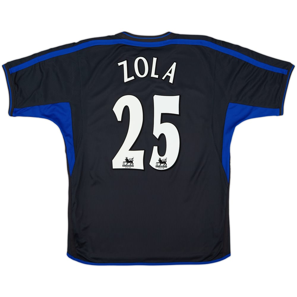 2002-04 Chelsea Away Shirt Zola #25 - 10/10 - (L)