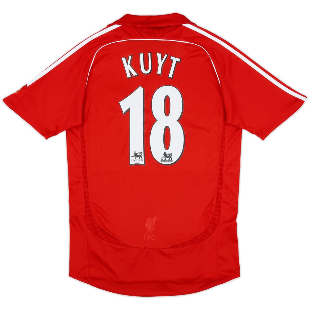 2006-08 Liverpool Home Shirt Kuyt #18 - 8/10 - (S)