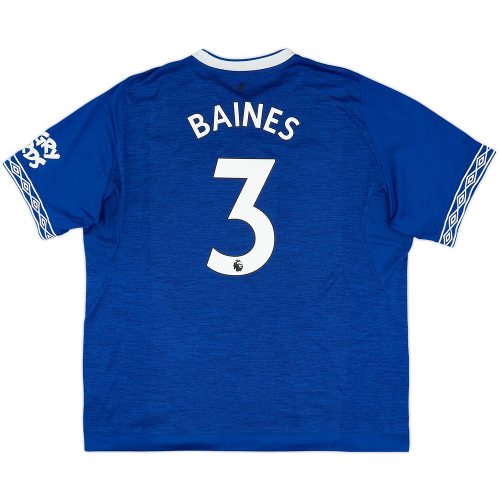 2018-19 Everton Home Shirt Baines #3 - 7/10 - (3XL)