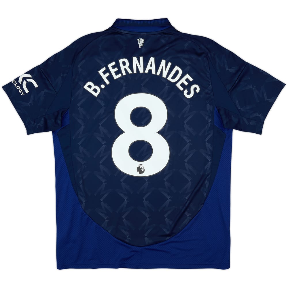 2024-25 Manchester United Away Shirt B.Fernandes #8 - 10/10 - (L)