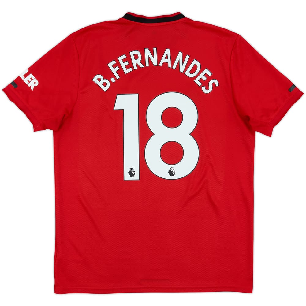 2019-20 Manchester United Home Shirt B.Fernandes #18 - 7/10 - (L)