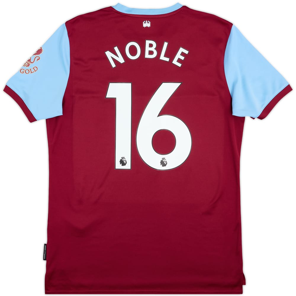 2019-20 West Ham Home Shirt Noble #16 - 8/10 - (L)