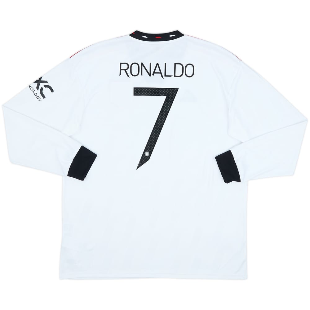 2022-23 Manchester United Away L/S Shirt Ronaldo #7 - 10/10 - (XL)