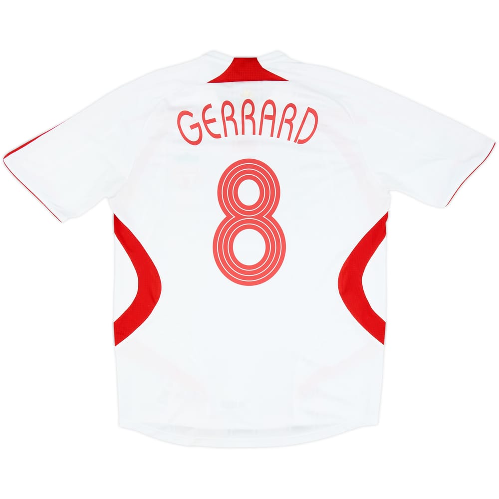 2007-08 Liverpool Away Shirt Gerrard #8 - 6/10 - (M)