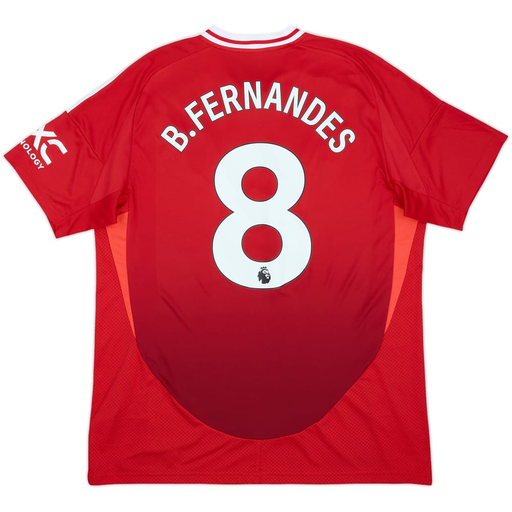 2024-25 Manchester United Home Shirt B.Fernandes #8 - 9/10 - (XL)