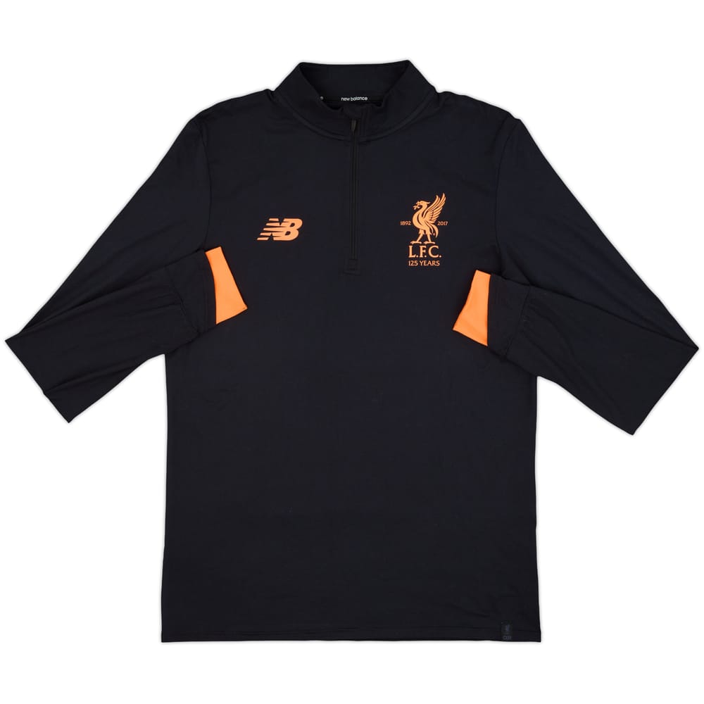 2017-18 Liverpool New Balance 1/4 Zip Drill Top - 8/10 - (M)