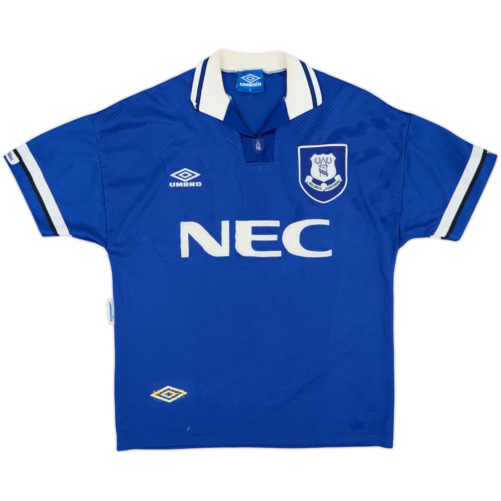 1993-95 Everton Home Shirt Ferguson #9 - 7/10 - (M)