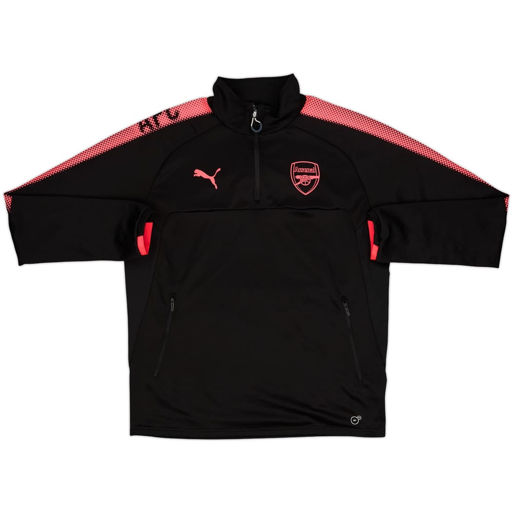 2017-18 Arsenal Puma 1/4 Zip Training Top - 8/10 - (L)