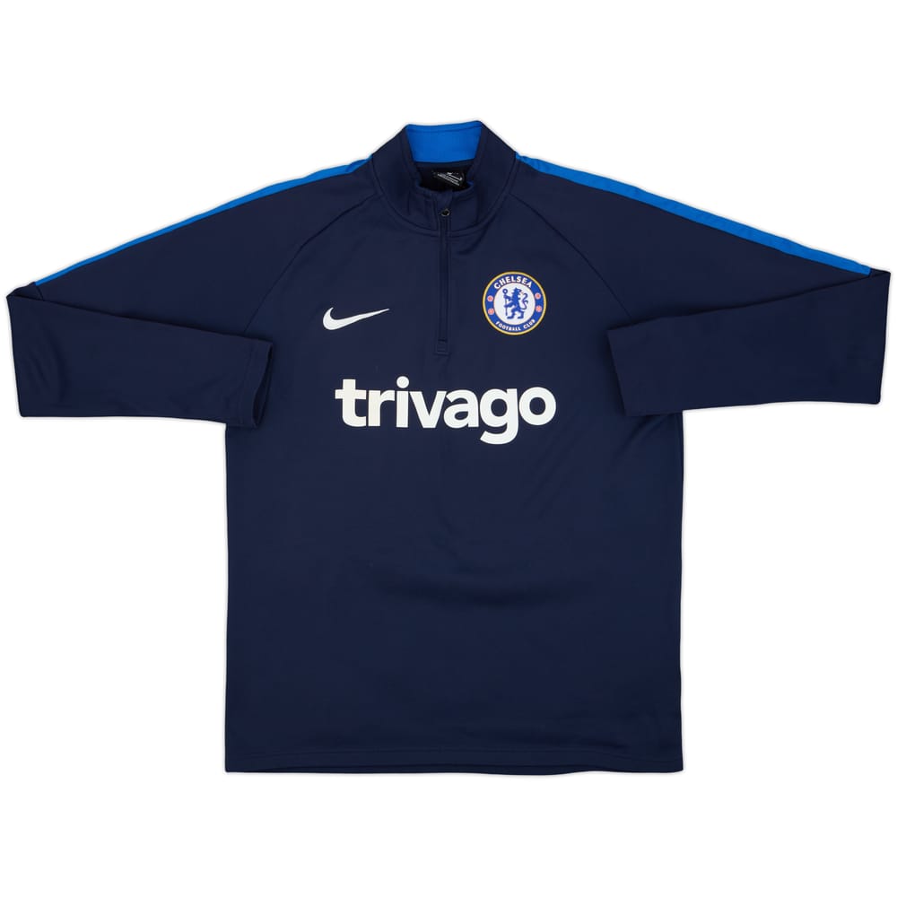 2020-21 Chelsea Nike 1/4 Zip Drill Top - 9/10 - (M)