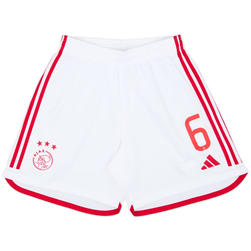 2023-24 Ajax Player Issue Home Shorts #6 - 10/10 - (L)