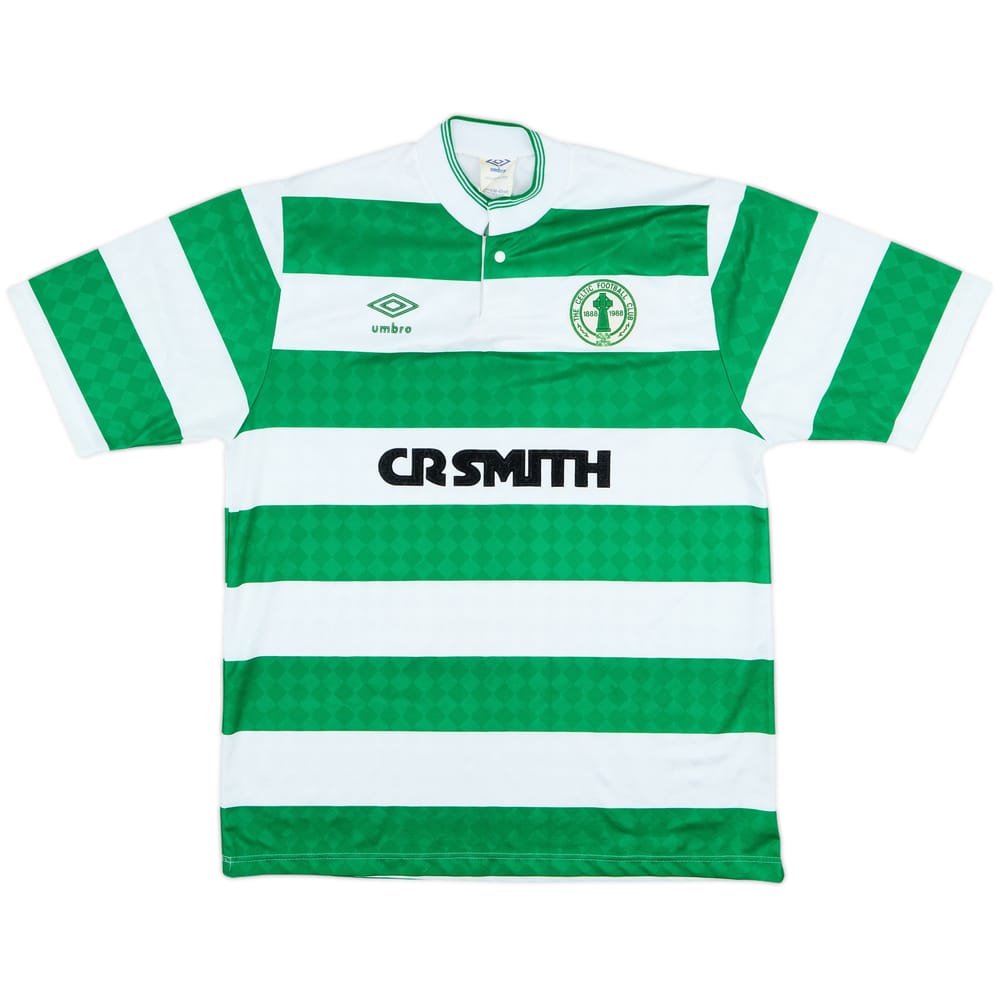 1987-89 Celtic Centenary Home Shirt - 9/10 - (M)