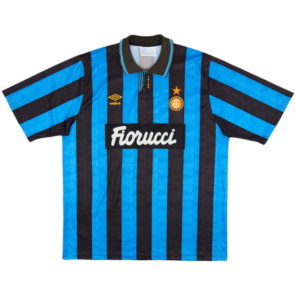 1992-94 Inter Milan Home Shirt - 8/10 - (XL)