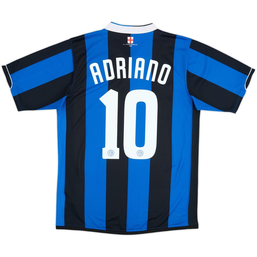 2006-07 Inter Milan Home Shirt Adriano #10 - 8/10 - (M)