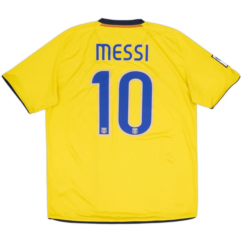 2008-10 Barcelona Away Shirt Messi #10 - 6/10 - (L)