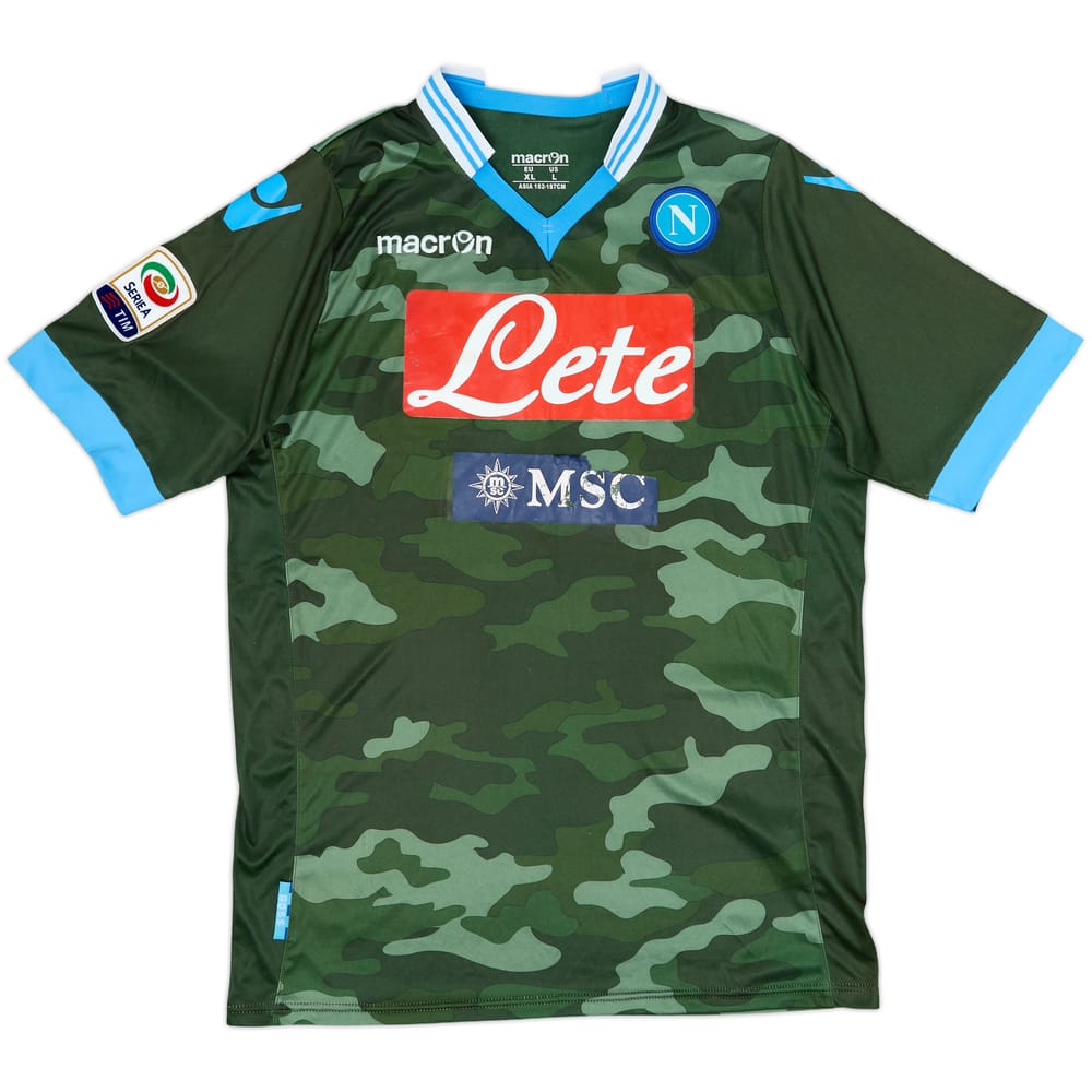 2013-14 Napoli Away Shirt Callejon #7 - 4/10 - (XL)