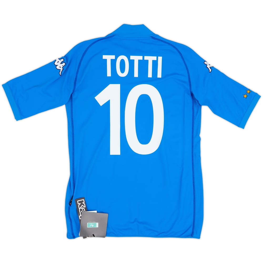 2002 Italy Home Shirt Totti #10 (L)