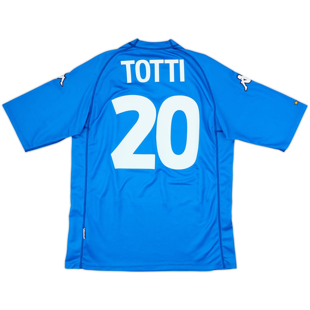 2000-01 Italy Basic Home Shirt Totti #20 - 5/10 - (XL)