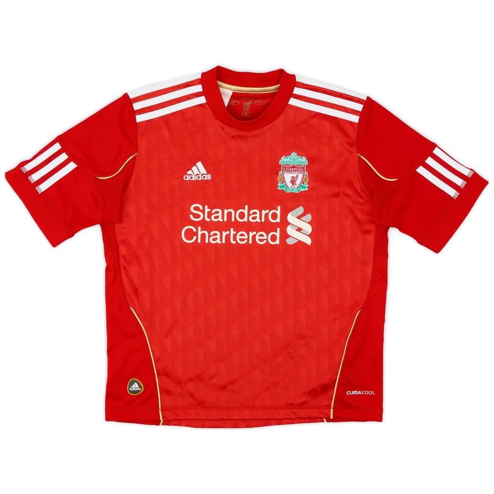 2010-12 Liverpool Home Shirt - 9/10 - (S.Boys)