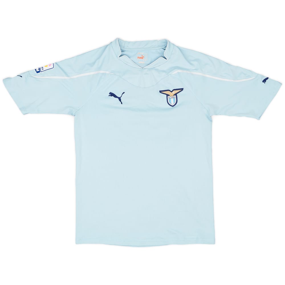 2010-11 Lazio Match Issue Home Shirt #18