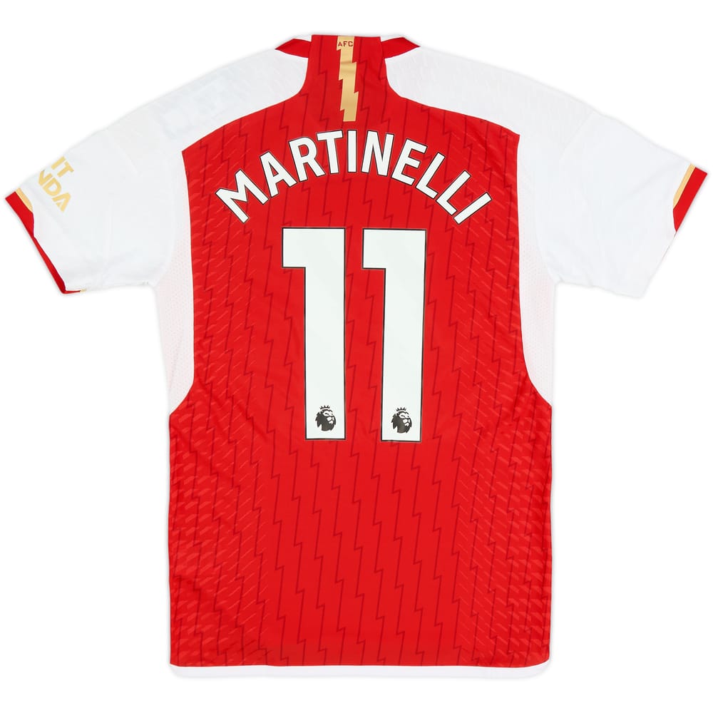 2023-24 Arsenal Authentic Home Shirt Martinelli #11 (S)