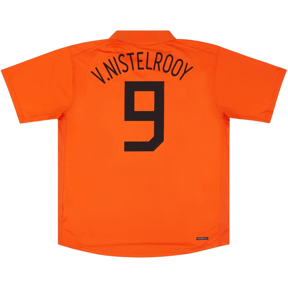 2006-08 Netherlands Home Shirt V.Nistelrooy #9 - 6/10 - (S)