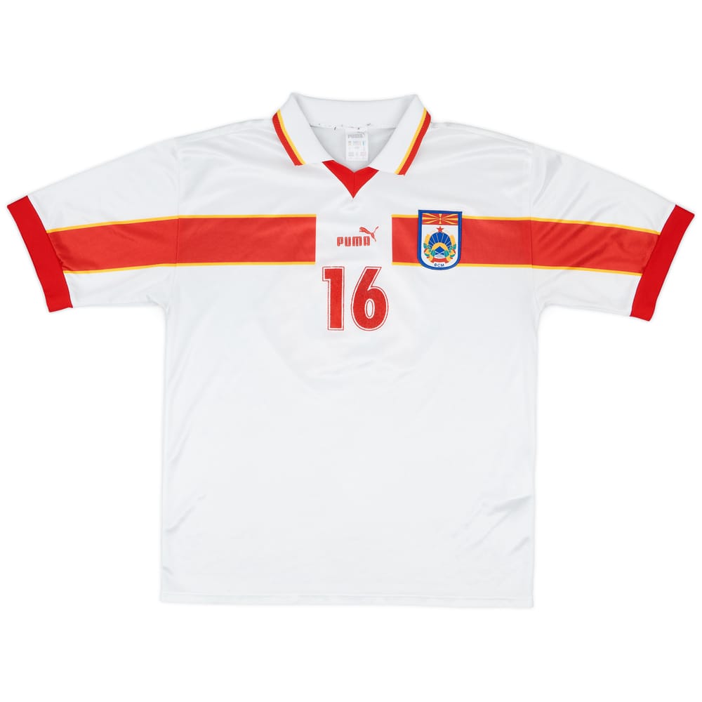 1998-01 Macedonia Match Issue Away Shirt #16