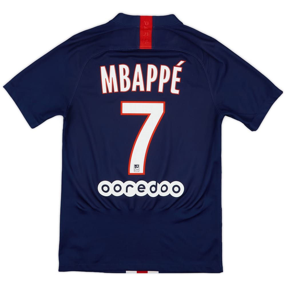 2019-20 Paris Saint-Germain Home Shirt Mbappe #7 - 9/10 - (S)