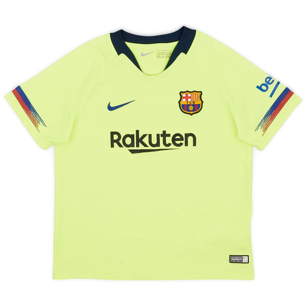 2018-19 Barcelona Away Shirt - 8/10 - (6-7 Years)