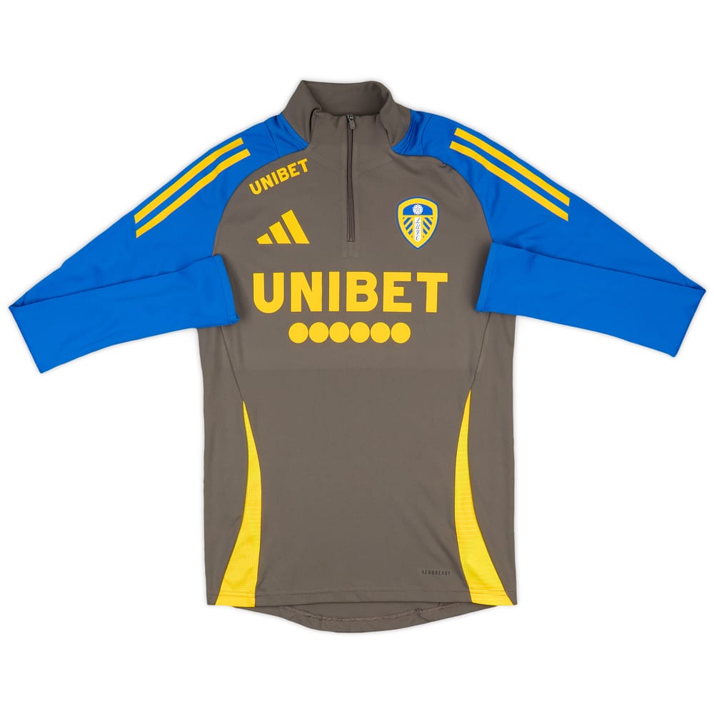 2024-25 Leeds United adidas 1/4 Zip Training Top (XS)