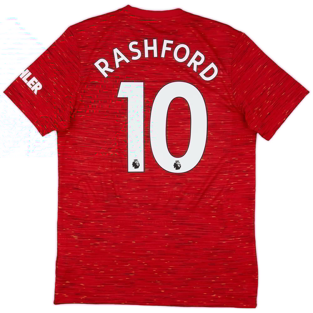 2020-21 Manchester United Home Shirt Rashford #10 - 9/10 - (M)