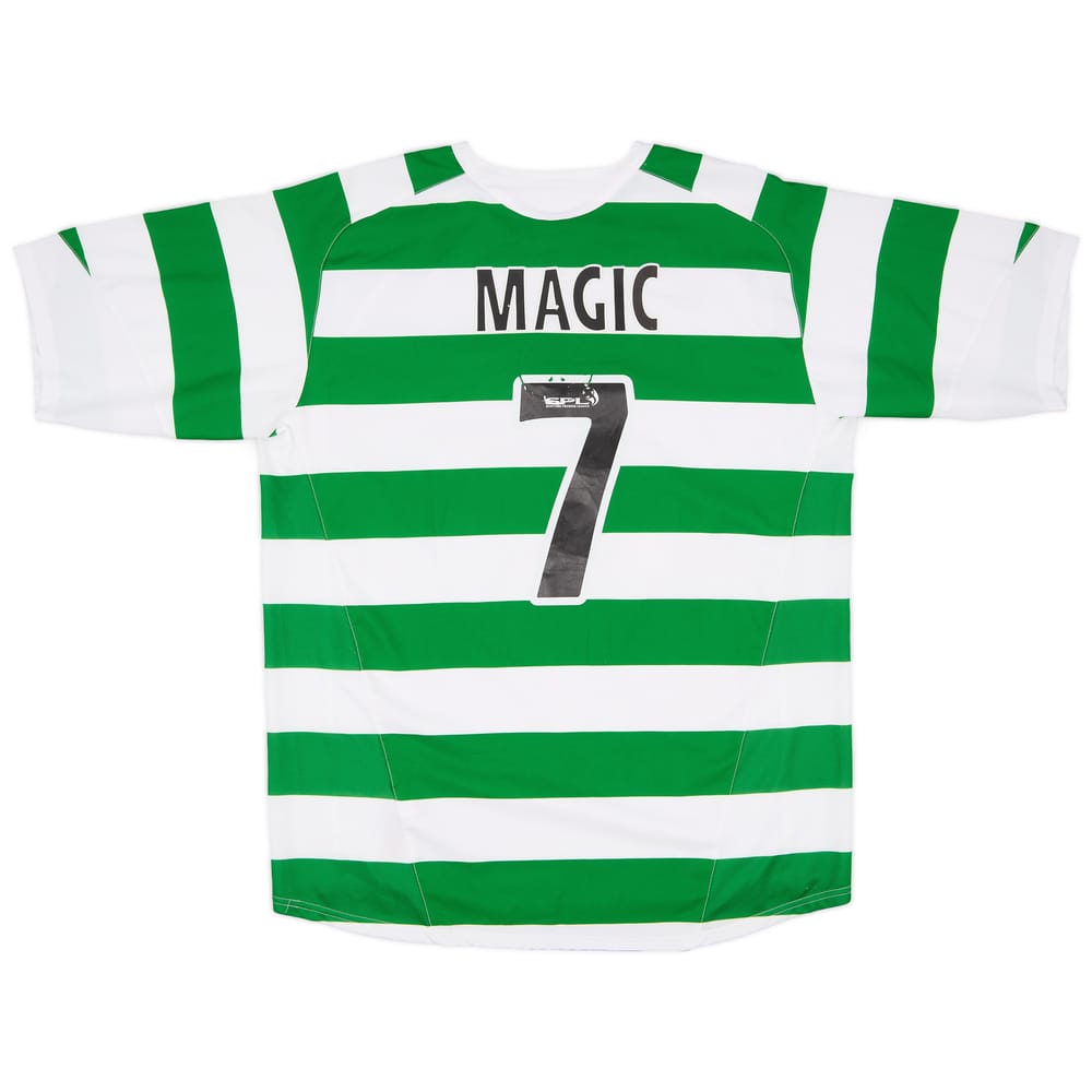 2005-07 Celtic Home Shirt Magic #7 - 4/10 - (L)