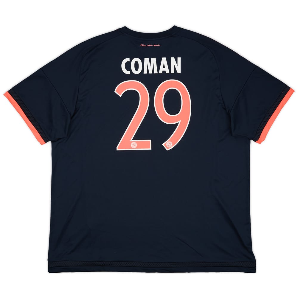 2015-16 Bayern Munich Third Shirt Coman #29 (XXL)