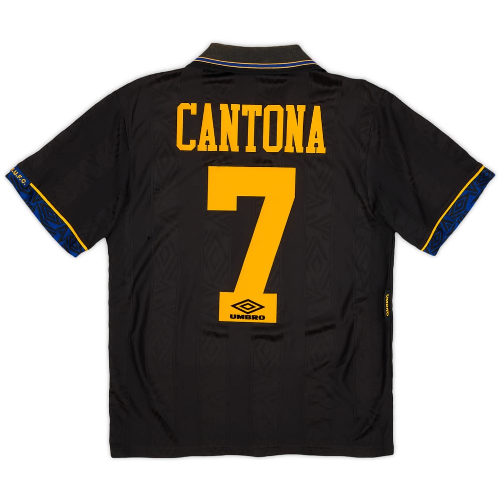 1993-95 Manchester United Away Shirt Cantona #7 - 5/10 - (S)
