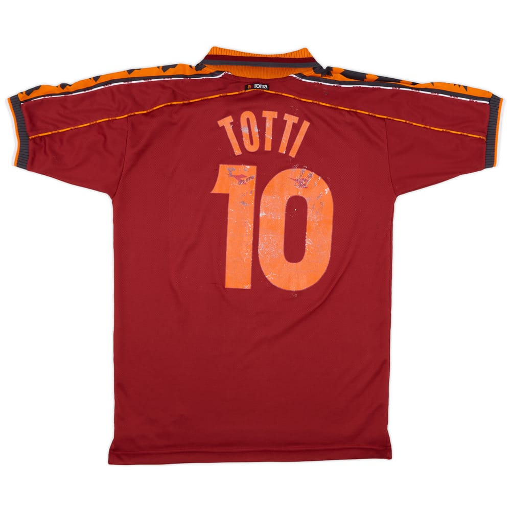 1998-99 Roma Home Shirt Totti #10 - 5/10 - (M)