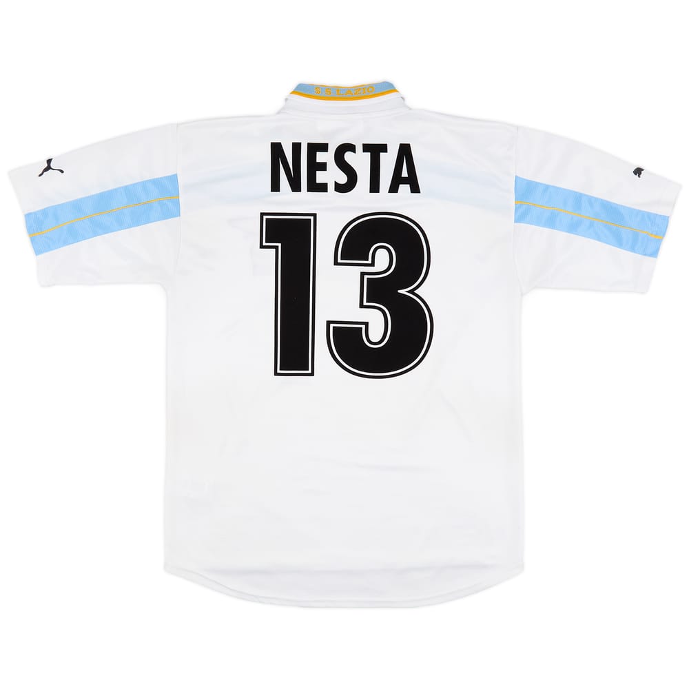 1999-00 Lazio Centenary Home Shirt Nesta #13 - 6/10 - (M)