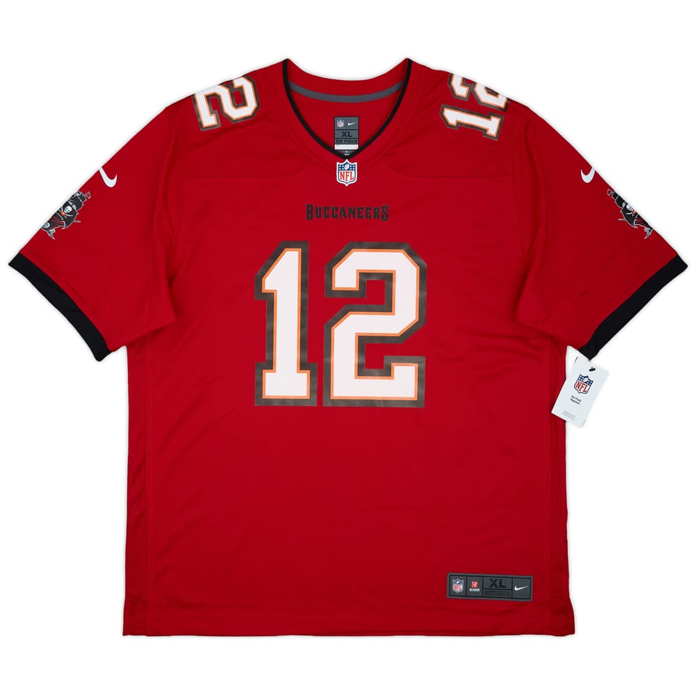 2020-22 Tampa Bay Buccaneers Brady #12 Nike Game Home Jersey (XL)