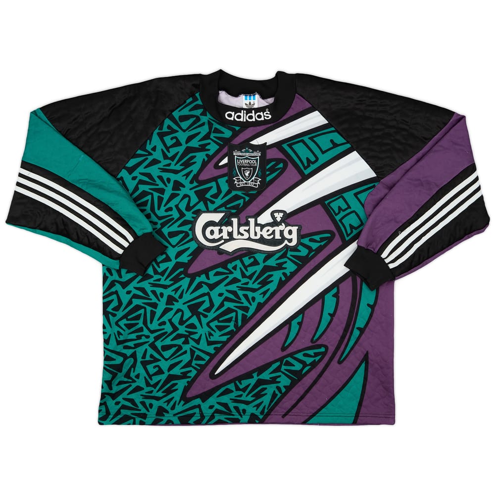 1995-96 Liverpool GK Shirt - 6/10 - (L)