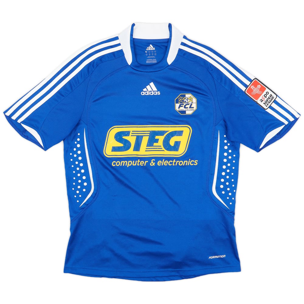 2008-09 FC Luzern Player Issue Home Shirt - 7/10 - (M)