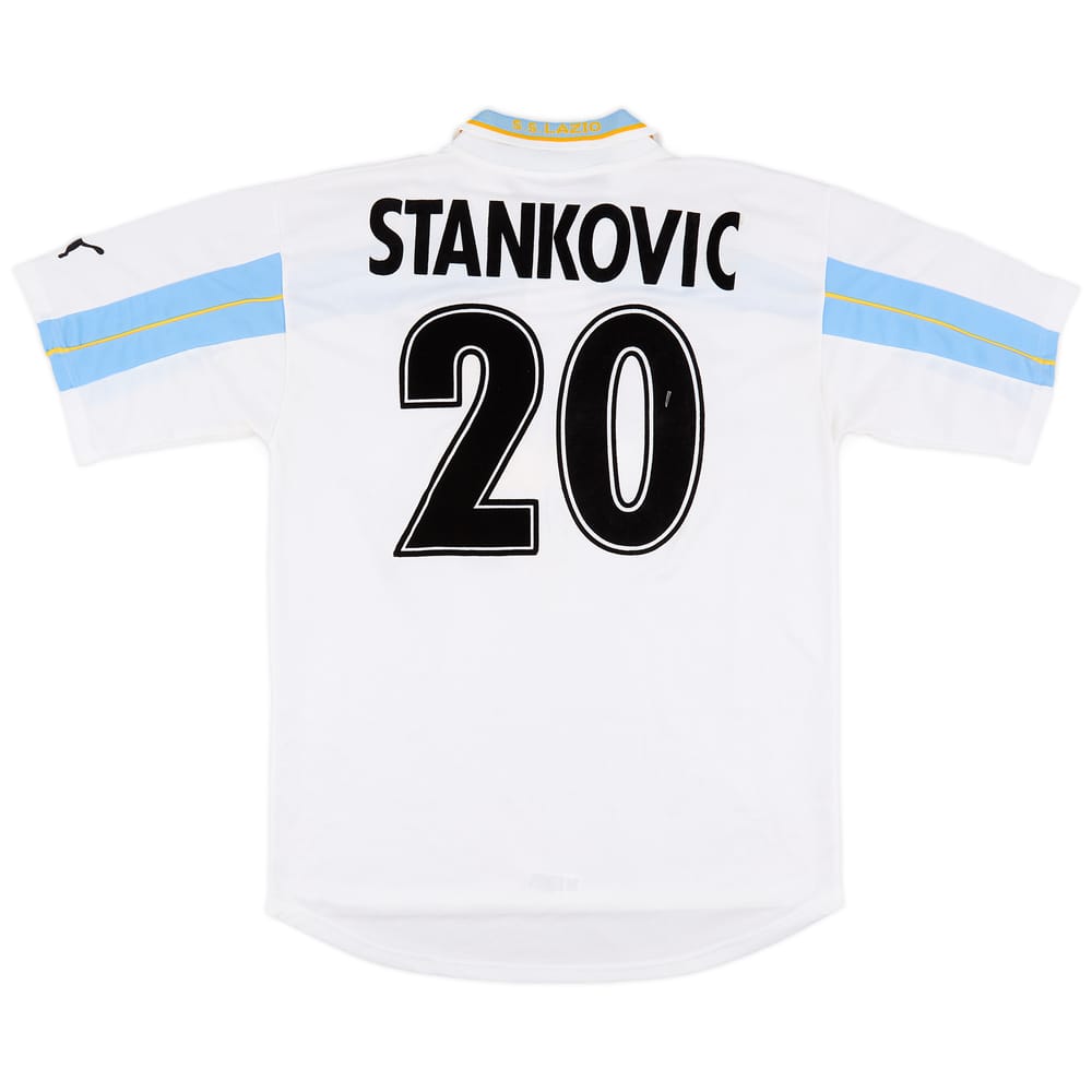 2000-01 Lazio Match Issue Centenary Home Shirt Stankovic #20