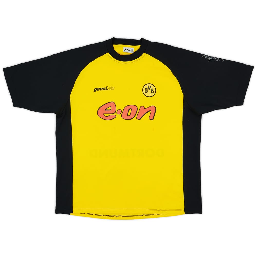2001-02 Borussia Dortmund Home Shirt - 4/10 - (XL)