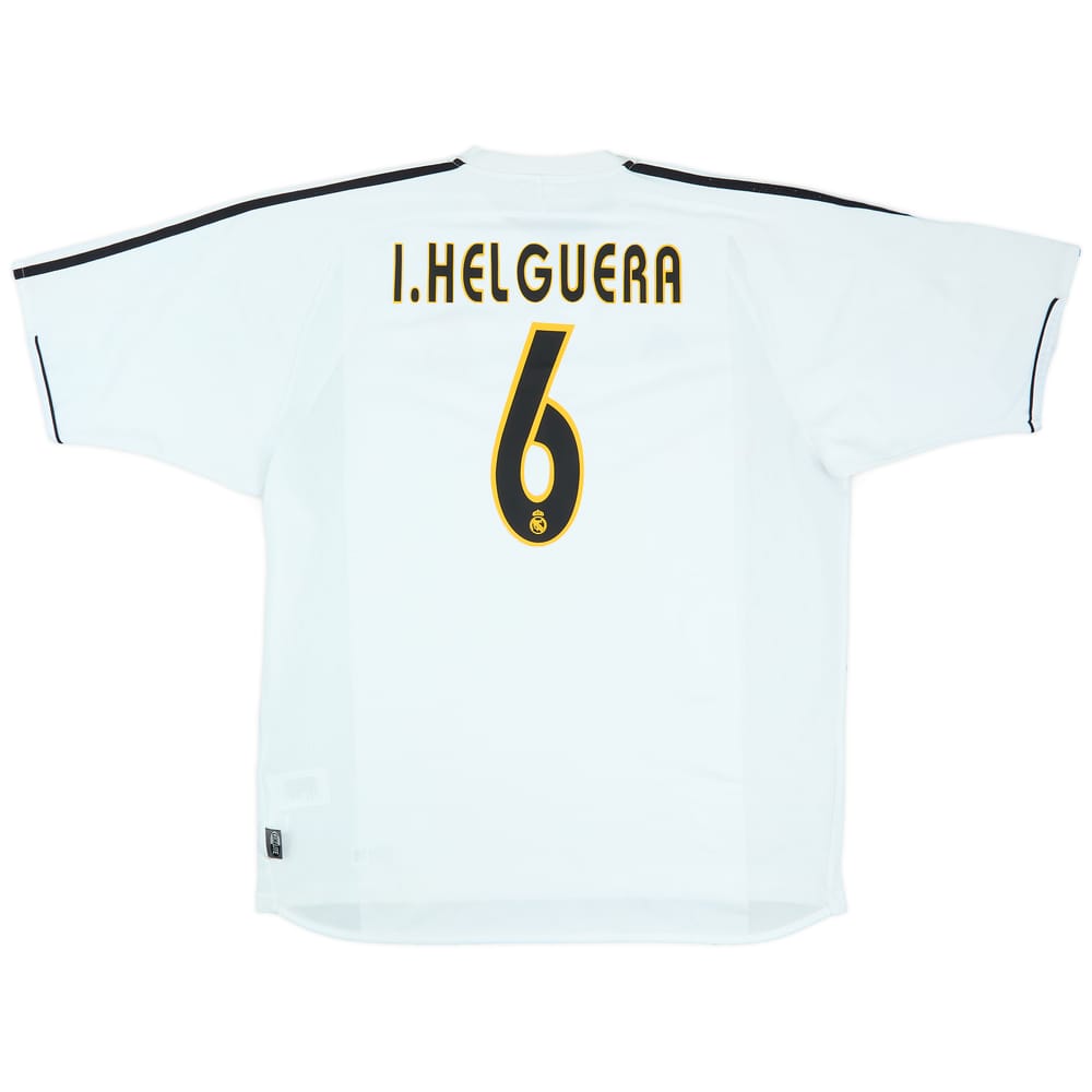 2003-04 Real Madrid Home Shirt I. Helguera #6 - 5/10 - (XL)