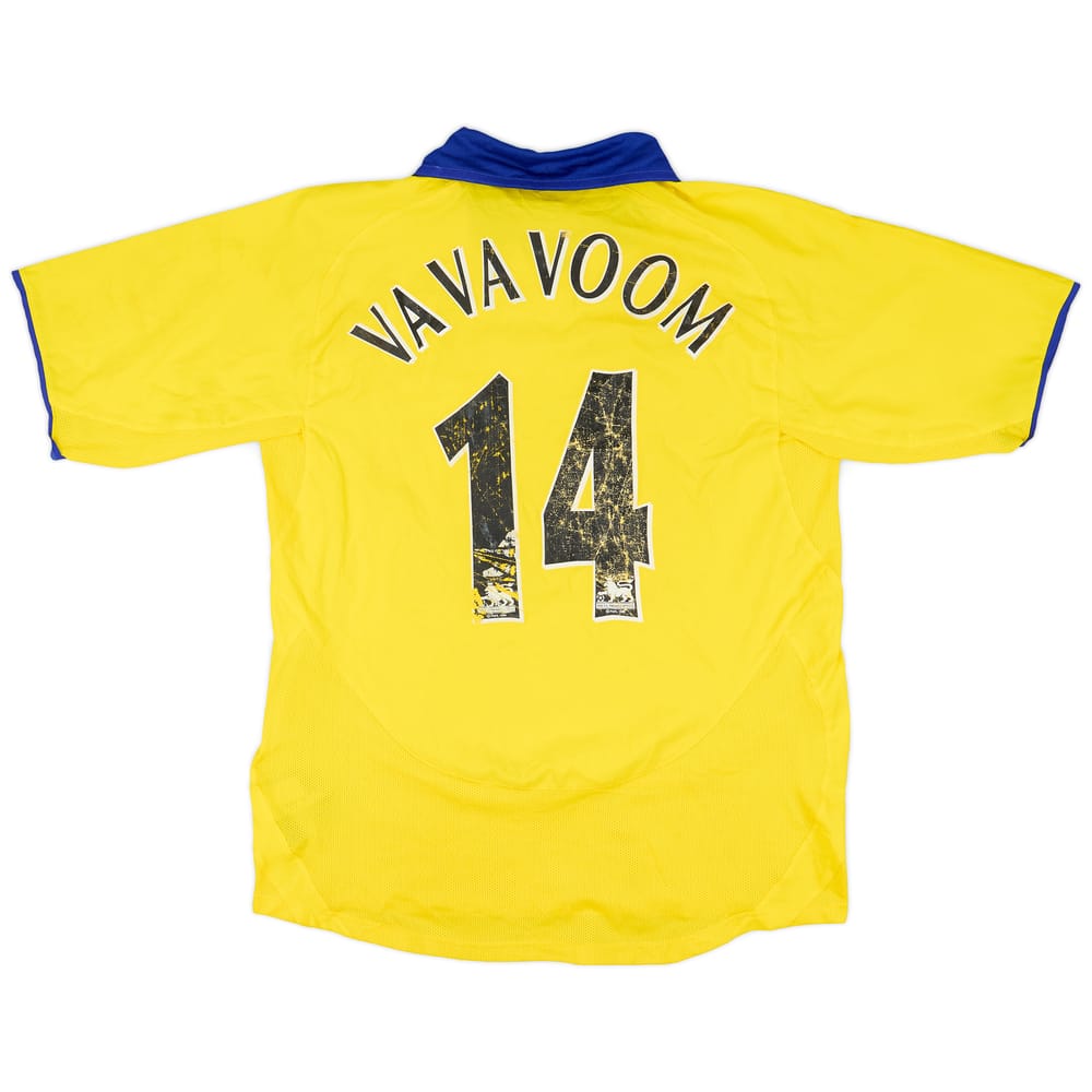 2003-05 Arsenal Away Shirt VA Va Voom #14 - 5/10 - (M)